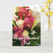 De kaart van MothersDay van de bloem (Gele Bloem)