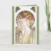 De KAART van Mucha: De Advertentie van het Parfum (Voorkant)