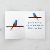 De Kaart van nieuwjaren met het Geschilderde (Binnen)