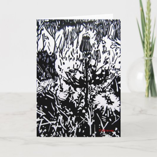 De Kaart van paardebloemen (Voorkant)