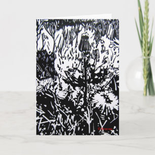 De Kaart van paardebloemen