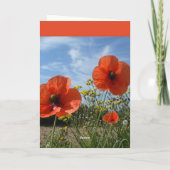 De kaart van papavers (Achterkant)