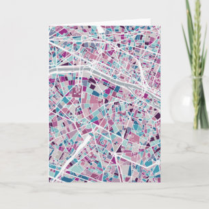 De Kaart van Parijs Frankrijk