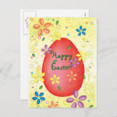 De kaart van Pasen (Voorkant / Achterkant)