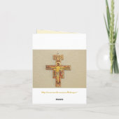 De Kaart van Pasen--Franciscan Kruis (Achterkant)