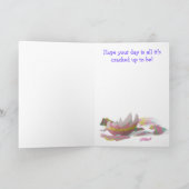 De Kaart van Pasen van de dinosaurus (Binnen)