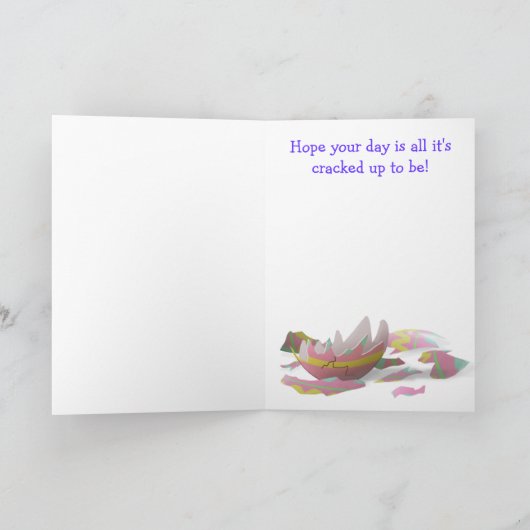 De Kaart van Pasen van de dinosaurus (Binnen)