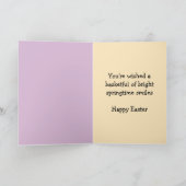 De Kaart van Pasen van de kleindochter (Binnen)