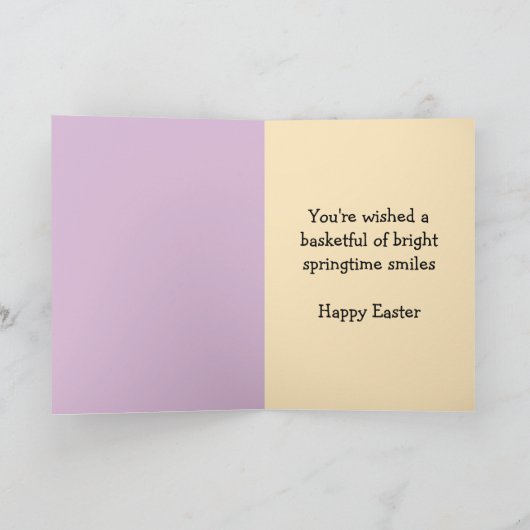 De Kaart van Pasen van de kleindochter (Binnen)