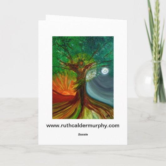 De Kaart van Pasen van de "verrijzenis" (Achterkant)