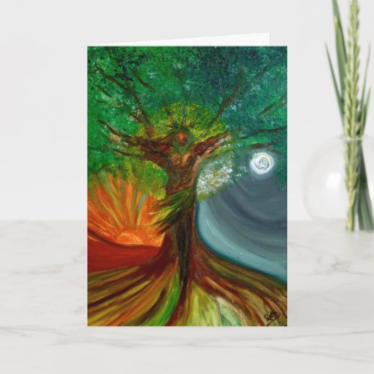 De Kaart van Pasen van de "verrijzenis" (Voorkant)