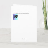 De Kaart van Pasen van het konijntje en van de (Achterkant)