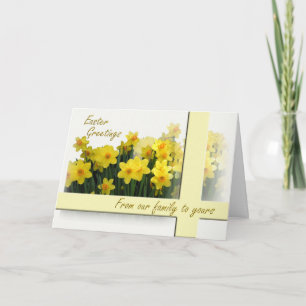 De Kaart van Pasen - van onze familie aan van u