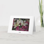 De Kaart van Pasen voor Peetdochter en Familie (Achterkant)