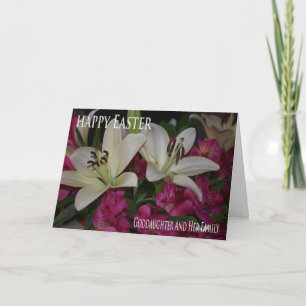 De Kaart van Pasen voor Peetdochter en Familie