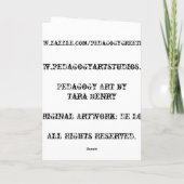 De Kaart van PedagogyGreetings:    DE Los (Achterkant)