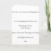 De Kaart van PedagogyGreetings: Door de Papavers (Achterkant)