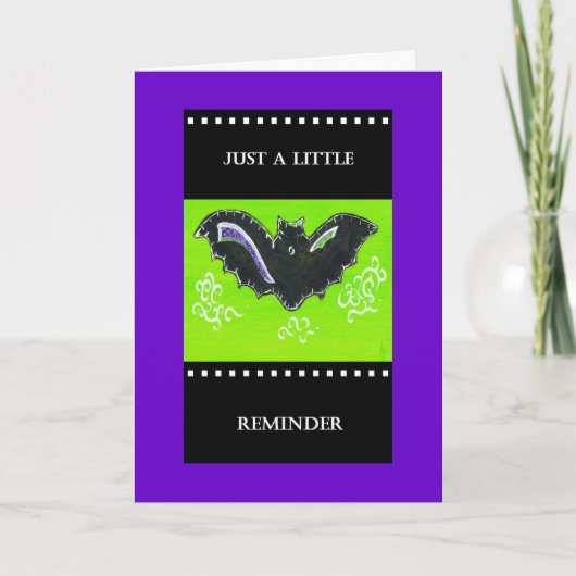 De Kaart van PedagogyGreetings: Het Boe-geroep van (Voorkant)