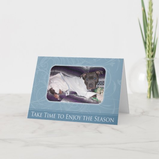 De Kaart van Pitbull van de vakantie (Voorkant)