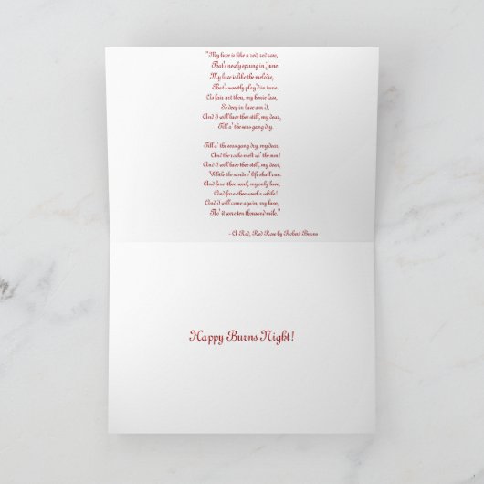 De Kaart van Robert Burns (Binnen)