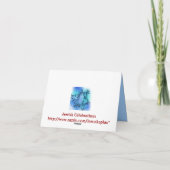 De Kaart van Rosh Hashanah van de granaatappel (Achterkant)