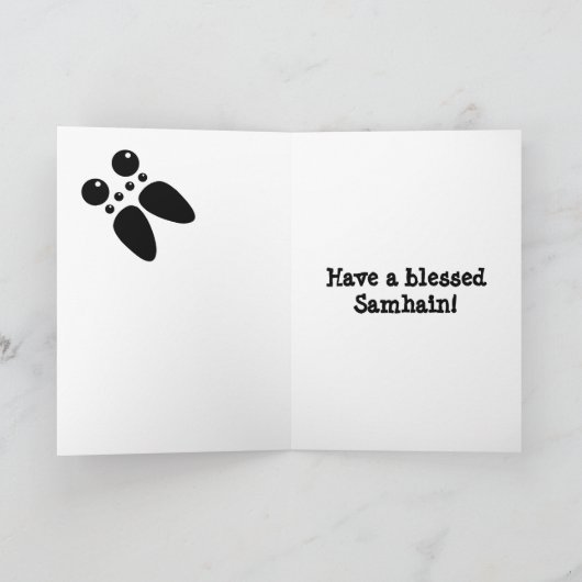 De Kaart van Samhain van de Spin van de wolf (Binnen)