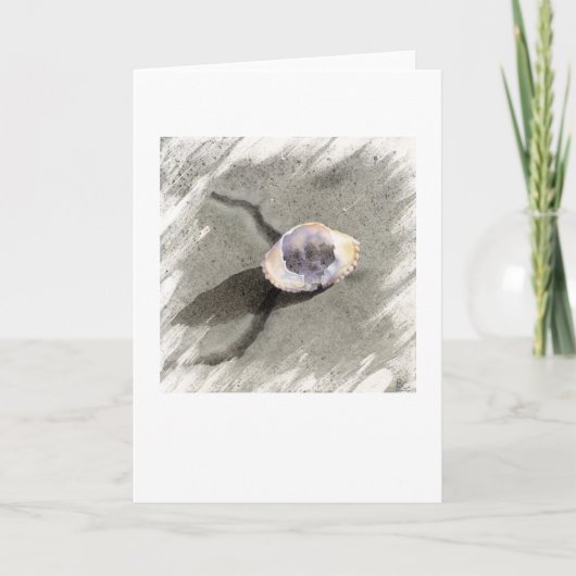 De Kaart van Shell van de Krab van het Strand van (Voorkant)