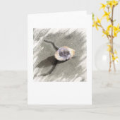 De Kaart van Shell van de Krab van het Strand van (Gele Bloem)