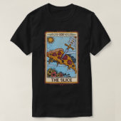 De Kaart van Slice Tarot Funny Pizza Slice Pizza L T-shirt (Design voorkant)