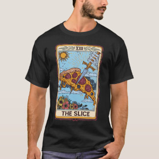 De Kaart van Slice Tarot Funny Pizza Slice Pizza L T-shirt