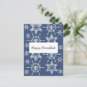 De Kaart van Starflake van de Chanoeka (Staand voorkant)