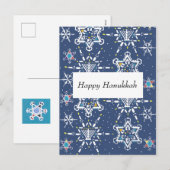 De Kaart van Starflake van de Chanoeka (Voorkant / Achterkant)