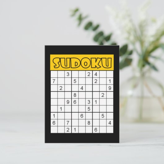 De Kaart van Sudoku (Staand voorkant)
