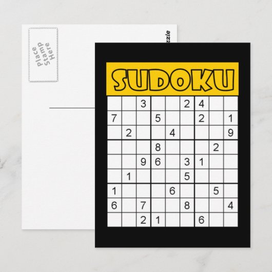 De Kaart van Sudoku (Voorkant / Achterkant)