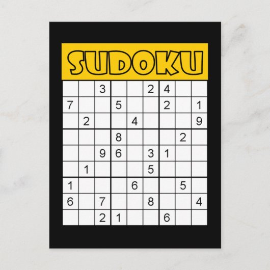 De Kaart van Sudoku (Voorkant)