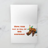 De Kaart van t-Rex Birtday (Binnen)