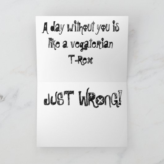 De Kaart van t-Rex Valentijn (Binnen)