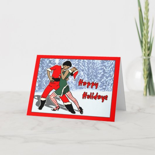 de kaart van tangopassionKerstmis (Voorkant)