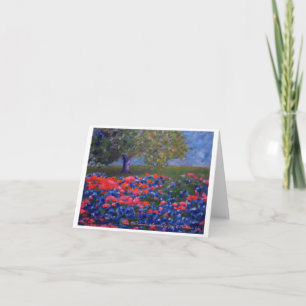 De Kaart van Texas Bluebonnets