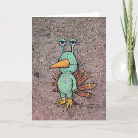 de kaart van Thanksgivingslurkey (Voorkant)