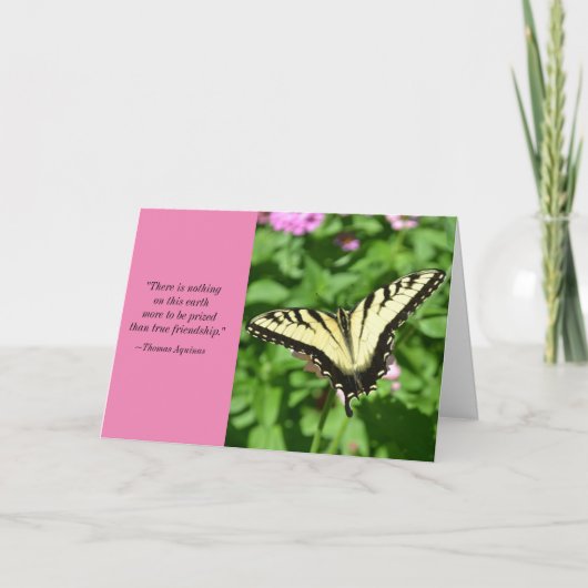 De Kaart van Thomas Aquinas Quote Friend Birthday (Voorkant)