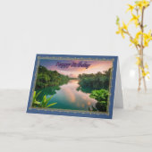 De Kaart van Tropical River Man (Gele Bloem)