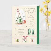 De Kaart van vaderdag (Gele Bloem)