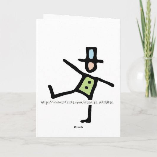 De kaart van vaderdag (Achterkant)