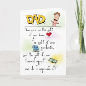 De kaart van vaderdag (Voorkant)