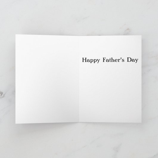 De Kaart van vaderdag, dankt u (Binnen)