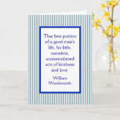 De Kaart van vaderdag, een Goede Blauwe Witte (Gele Bloem)