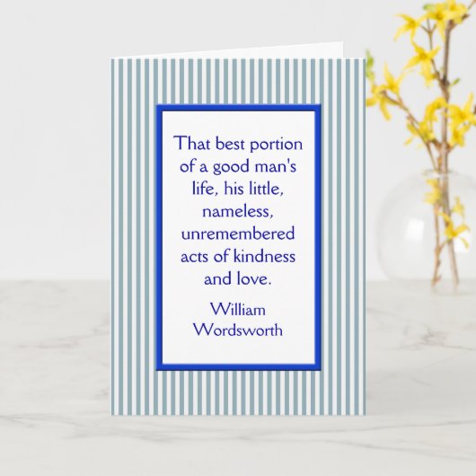 De Kaart van vaderdag, een Goede Blauwe Witte (Gele Bloem)