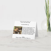 De Kaart van vaderdag - het Ontspannen draagt Welp (Achterkant)