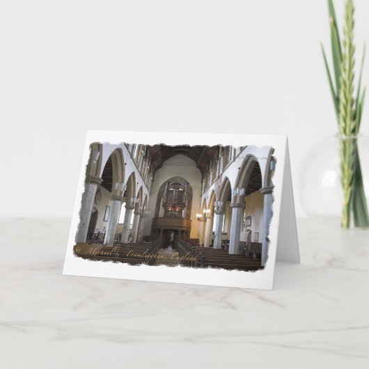 De Kaart van vaderdag - kerk Framlingham (Voorkant)